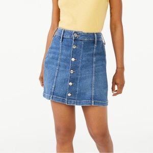 Refuge Denim Mini Skirt Size Large